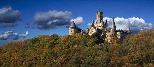 ปราสาท Marienburg แนวค ดการเด นทางและสถาป ตยกรรม — ภาพถ่ายสต็อก