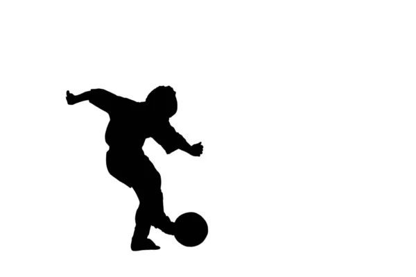 Visão Panorâmica Conceito Esporte Futebol — Fotografia de Stock
