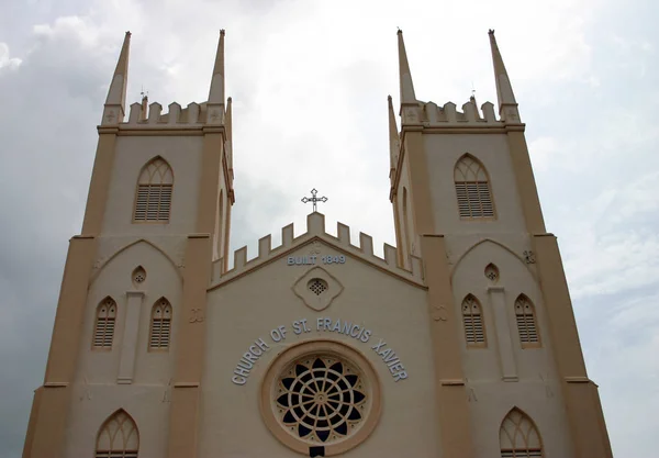 Francis Xavier Kyrka Malacca — Stockfoto