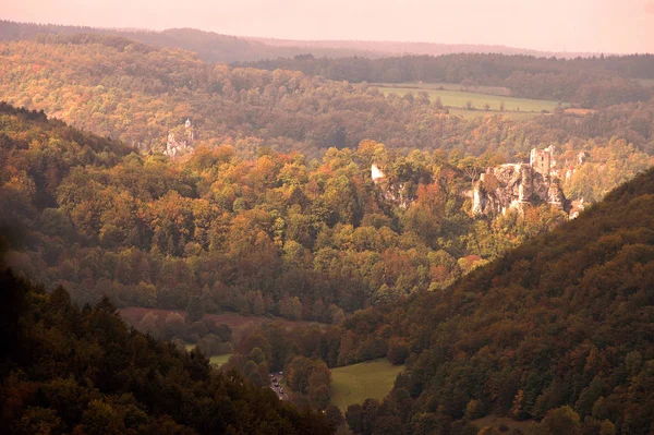 Franconian Switzerland 1793 Discovered Romantic Landscape Grand Tourists Ludwig Tieck — Stock Photo, Image