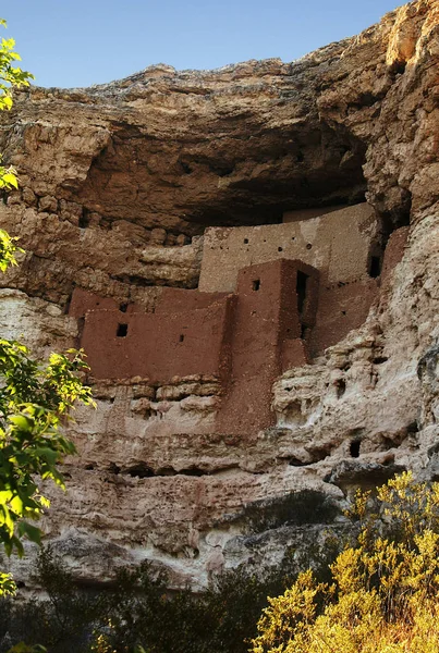 Montezuma Kalesi Seyahat Mimari Konsepti — Stok fotoğraf