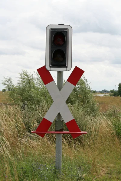 Дорожный Знак Дороге — стоковое фото