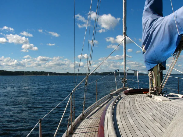 Flensburg Egy Város Flensburg Fjord Csúcsán Észak Németországban — Stock Fotó