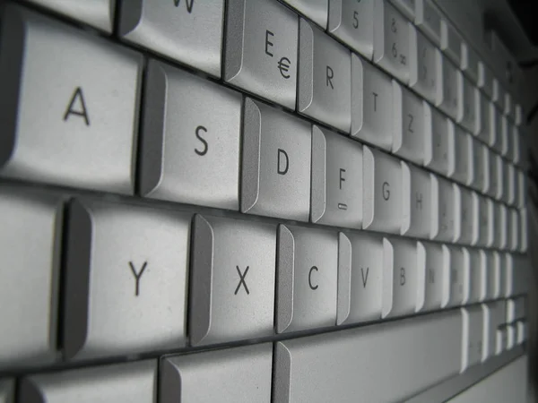 Closeup Shot Keyboard Buttons — Stock Photo, Image