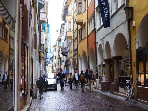 Vacker Utsikt Över Stadens Fasader — Stockfoto