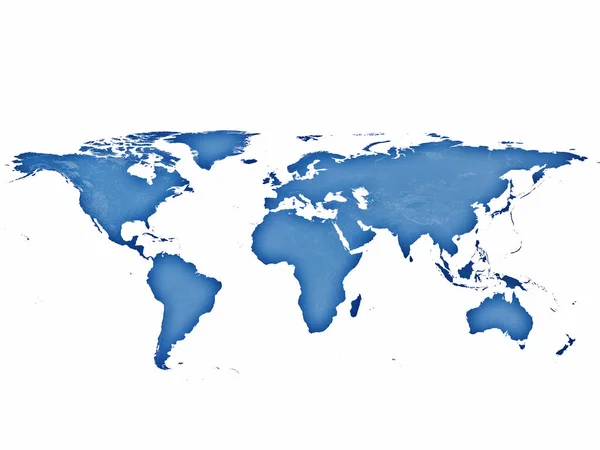 Illust Mapa Świata Mapa Planety Ziemi — Zdjęcie stockowe