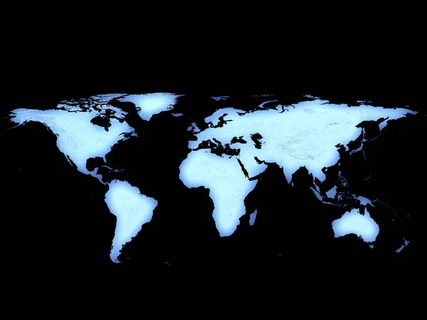 Illust Mapa Del Mundo Mapa Del Planeta Tierra — Foto de Stock