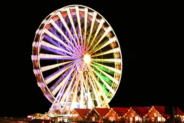 Carrusel Rueda Del Ferris Parque Atracciones — Foto de Stock