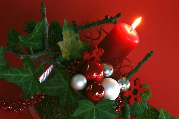 Malerischen Blick Auf Weihnachten Feiertagsdekoration — Stockfoto