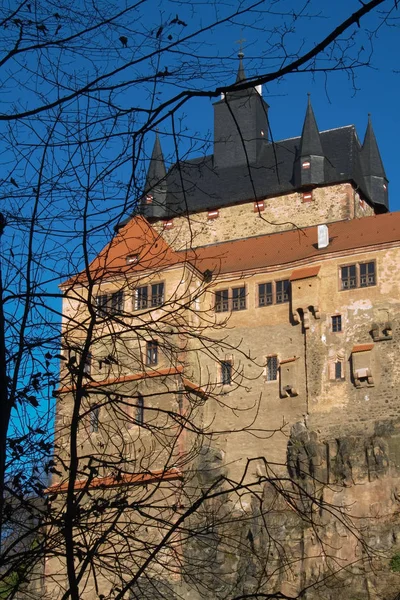 Malebný Pohled Krásnou Středověkou Pevnost Architektury — Stock fotografie