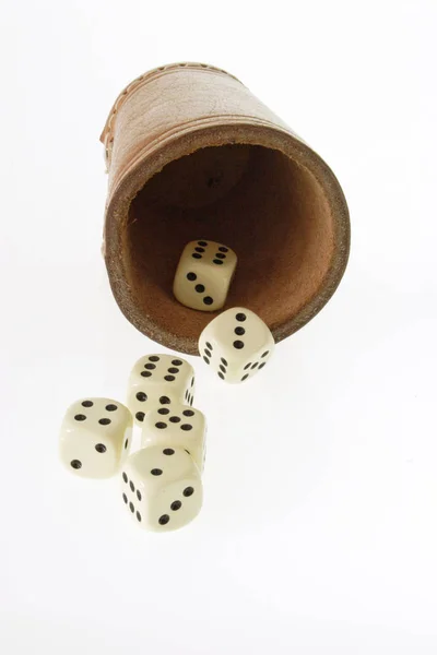 gambling dice cubes, game of chance