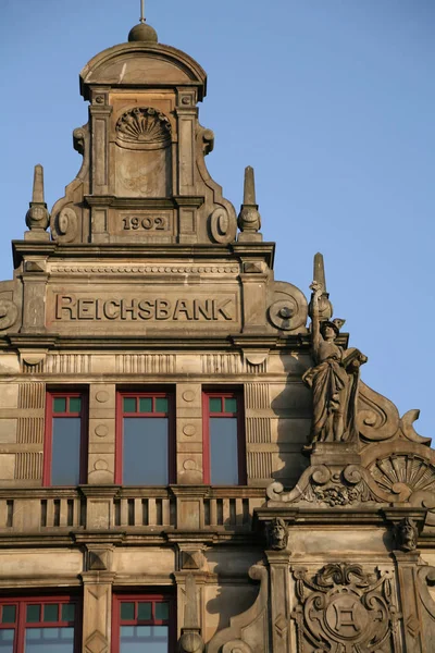 Construcción Antigua Sucursal Reichsbank Hameln Saxonía Inferior — Foto de Stock