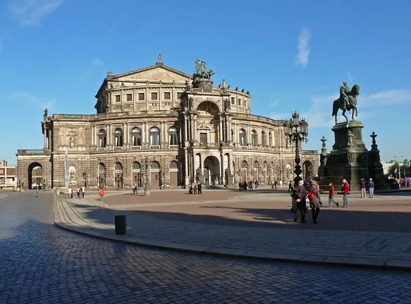 Stadsarchitectuur Dresden Duitsland Reizen — Stockfoto