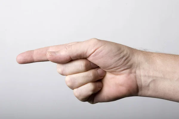 Zeigefinger Zeigefinger — Stockfoto