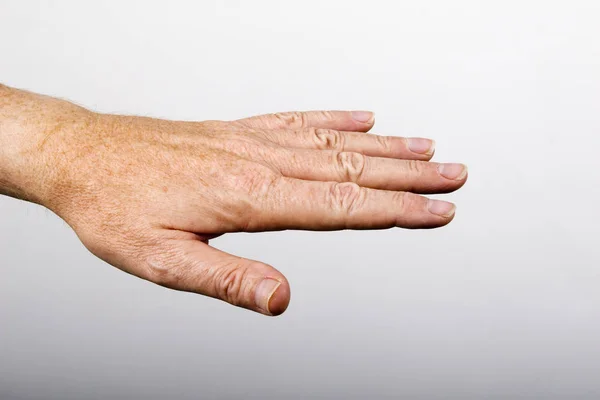 Closeup Hand Sign Gesture — Stock Photo, Image