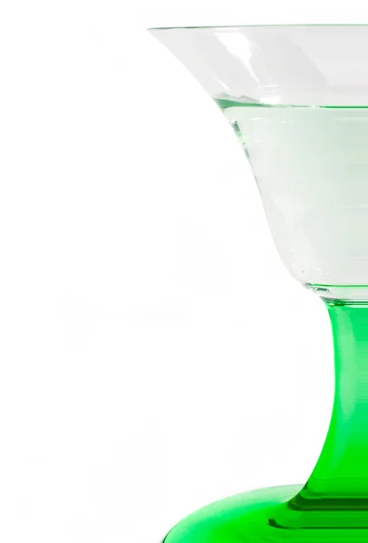 Weinglas Mit Grünem Stiel — Stockfoto