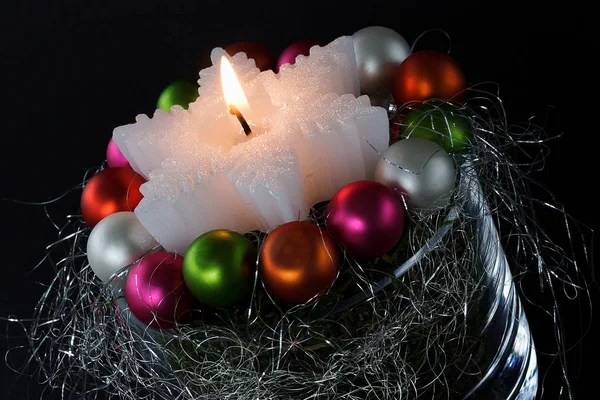 Candle Glass — Stock Photo, Image