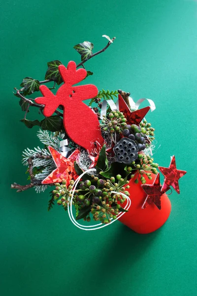 Fondo Colorido Para Navidad Tarjeta Vacaciones Año Nuevo —  Fotos de Stock