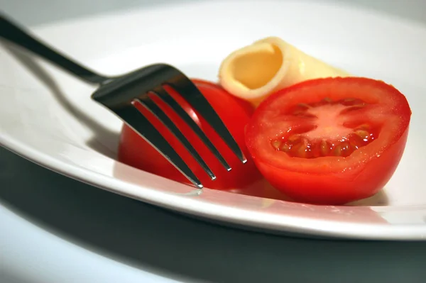 Okokt Vegetarisk Mat Selektivt Fokus — Stockfoto