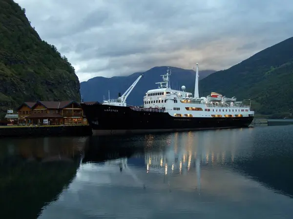 Lofoten Természet Táj Háttér — Stock Fotó