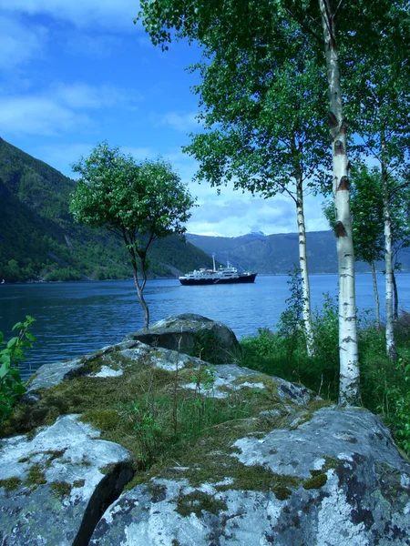 Lofoten Sobre Naturaleza Paisaje Fondo —  Fotos de Stock