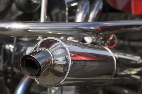 Closeup Motorcycle Engine — Stock Photo, Image