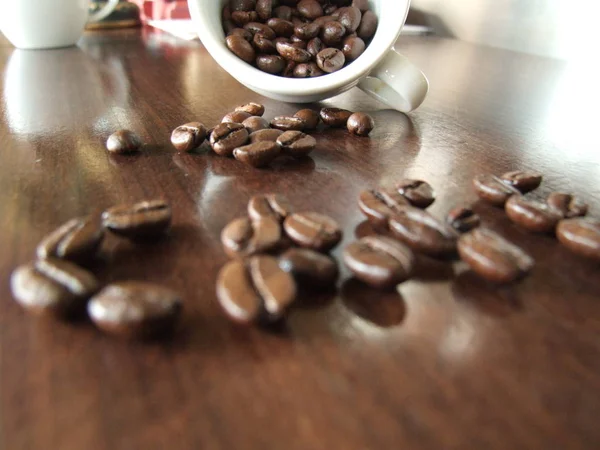 Ochtends Kopje Zwarte Koffie — Stockfoto