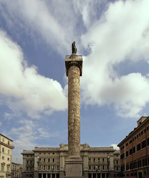 Roma Piazza Colonna 6X7 — Stok fotoğraf