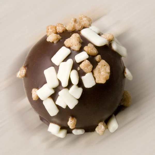 Iyi Çikolatalı Yer Mantarı — Stok fotoğraf