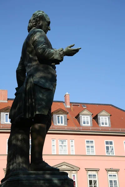 Bronzen Beeld Het Vaderland Weimar — Stockfoto