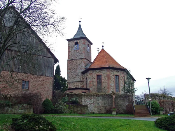 Vue Panoramique Vieille Église — Photo