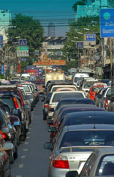 Den Dagliga Trafiken Bangkok — Stockfoto