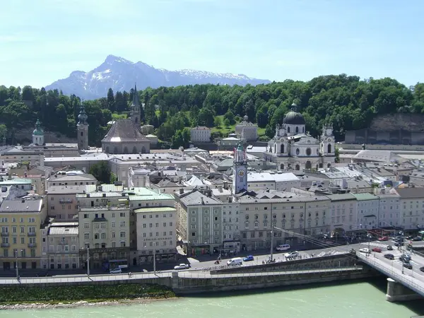 Salzburg Solskinn – stockfoto