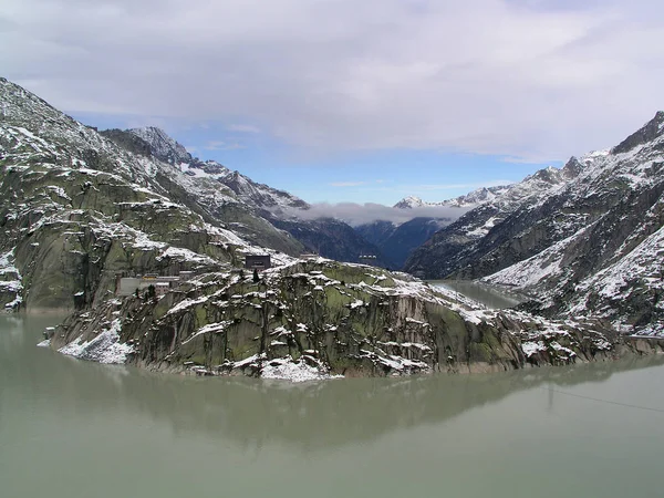 Vista Panorâmica Paisagem Majestosa Dos Alpes — Fotografia de Stock