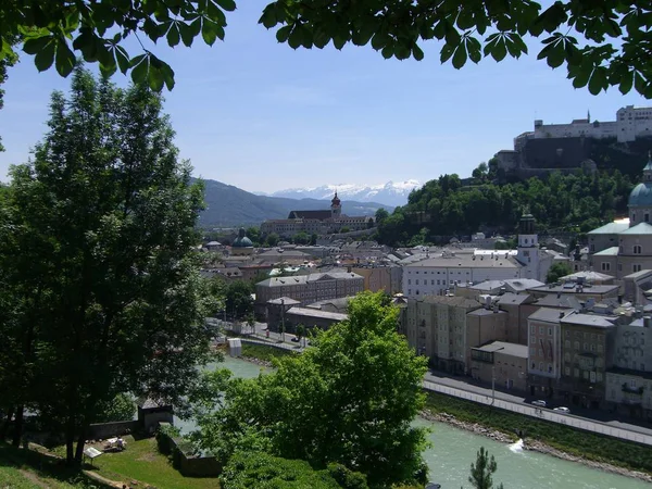 Vista Sulla Bellissima Salisburgo — Foto Stock