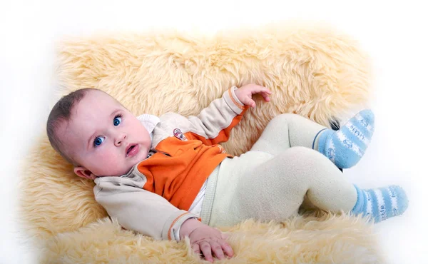 Крупним Планом Портрет Милої Дитини — стокове фото