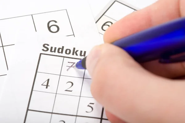 Sudoku Juego Cerebro Conceptual — Foto de Stock