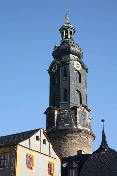 Residenzschloss Weimar Dawna Siedziba Rządu Republiki Weimarskiej — Zdjęcie stockowe