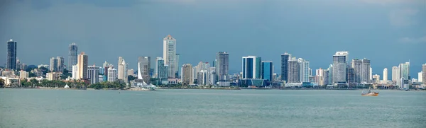 Vista Panorámica Majestuosa Ciudad Urbana — Foto de Stock