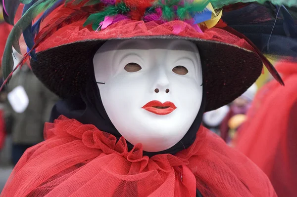 Skrämmande Masker Karneval Firande — Stockfoto