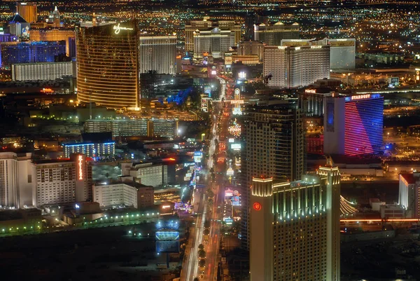 Vista Notturna Las Vegas — Foto Stock