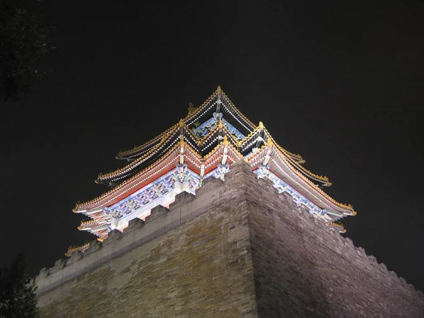 Torre Canto Sudeste Cidade Proibida Pequim — Fotografia de Stock