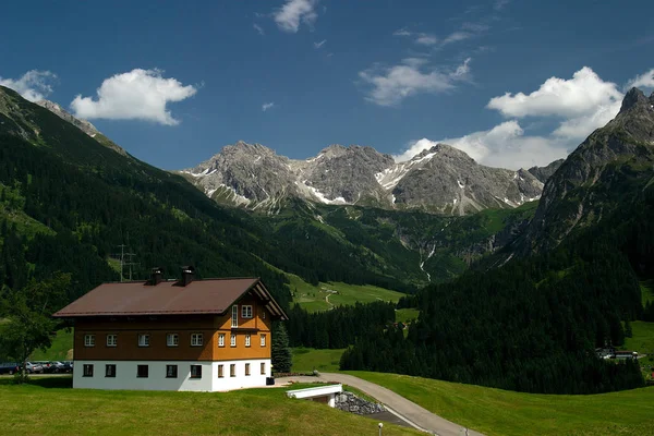 Mittelberg Kleinwalsertal — Zdjęcie stockowe