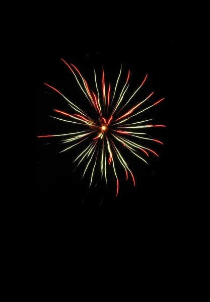 Farbenfrohes Feuerwerk Himmel — Stockfoto