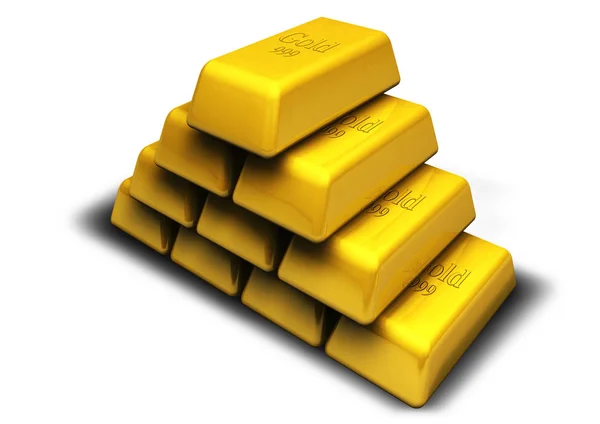 Stack Gold — Stock Photo, Image