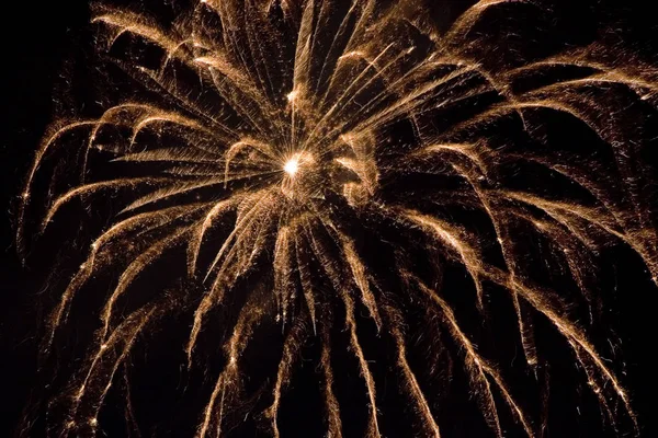 Fireworks Year Salzburg — Stock Photo, Image