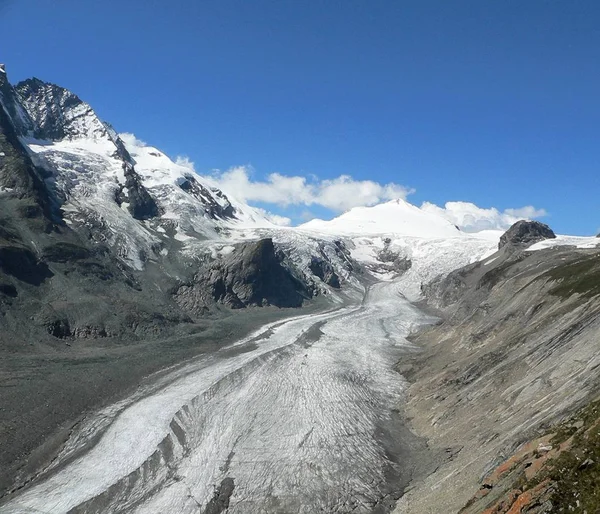 Una Lástima Que Glaciar Grossglockner Desaparezca Lentamente Extrañar Que Hay — Foto de Stock