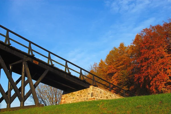 Festői Kilátás Híd Architektúra — Stock Fotó