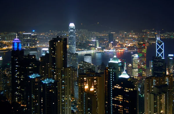 Hong Kong Notte — Foto Stock