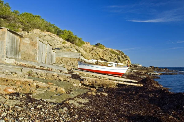 Typical Ibiza Fishing Boat — Stock Photo, Image